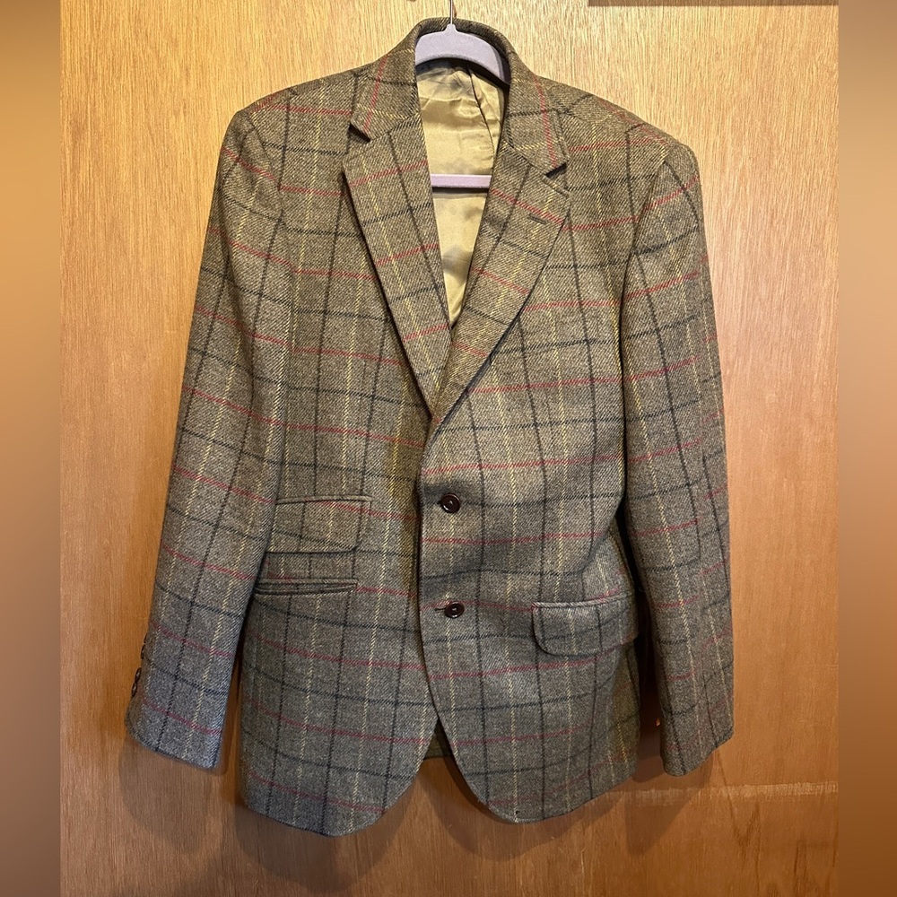 Hackett London Wool Jacket - Robert Noble Wool from Scotland 40R/50R